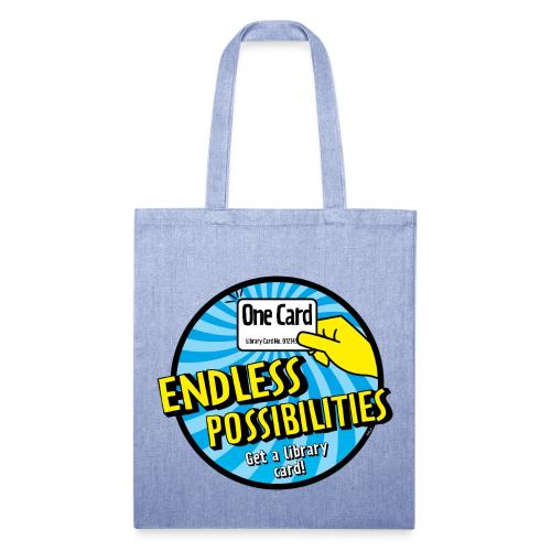 One Card, Endless Possibilities-Get a Library Card - Recycled Tote Bag