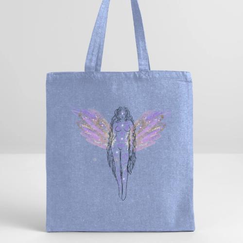 Angel Moon Goddess - Fairytale Design - Recycled Tote Bag