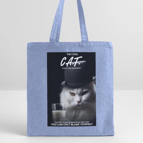 The Cool Cat - Recycled Tote Bag