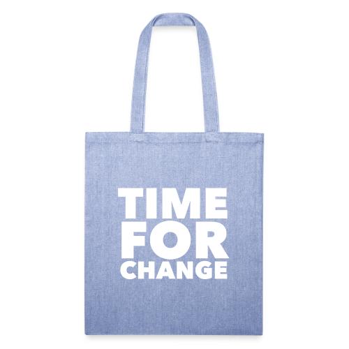 Time for Change - Recycled Tote Bag