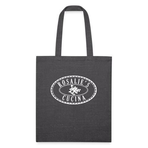 White Logo Rosalies Cucina - Recycled Tote Bag