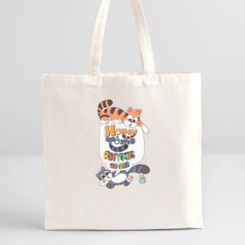 Honey and Tomo Rhymes Sharing - Recycled Tote Bag