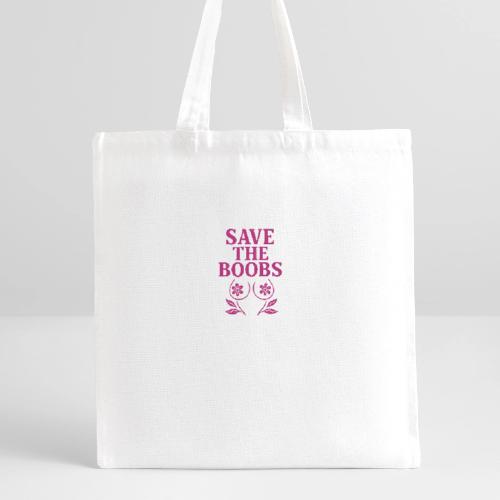 Save the boobs! - Recycled Tote Bag