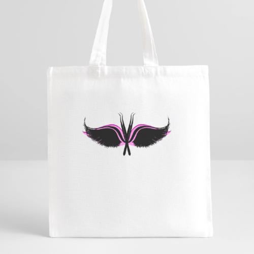 Lash Tweezer Wings black - Recycled Tote Bag