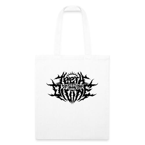 Teeth Of The Divine Logo BLACK - Recycled Tote Bag