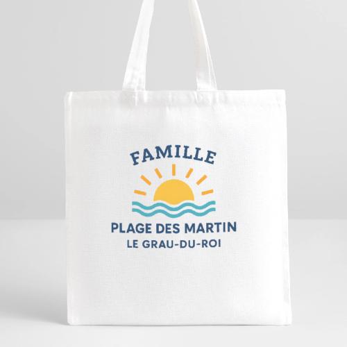 Family Beach Shirt – Plage des Martin Design - Recycled Tote Bag
