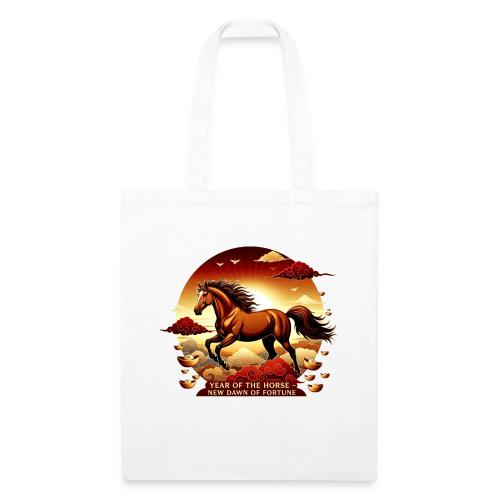 Year of the Horse Sunrise T Shirt, Lunar New Year - Recycled Tote Bag