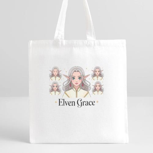 Elven Grace Fantasy Elf Maiden Graphic Magic - Recycled Tote Bag