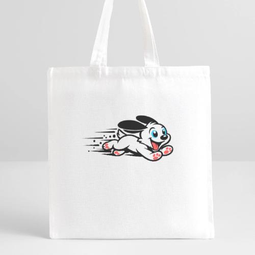 Speedy Pup Sprint on the Run - Recycled Tote Bag