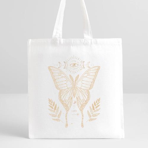 Third Eye Butterfly - Moon Cycle Design - Recycled Tote Bag