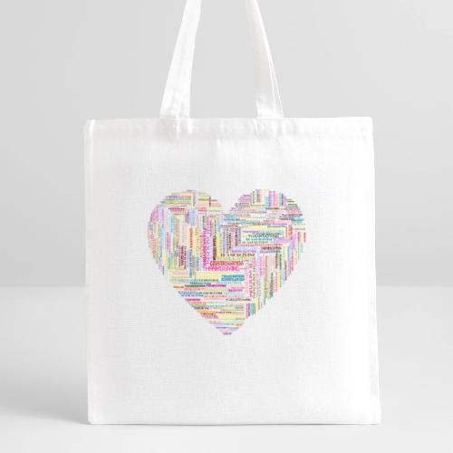 A Thanksgiving Heart - Recycled Tote Bag