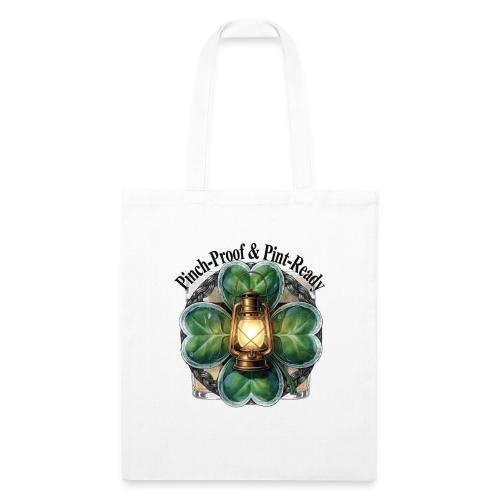 Pinch-Proof Lantern Clover T-Shirt - Recycled Tote Bag