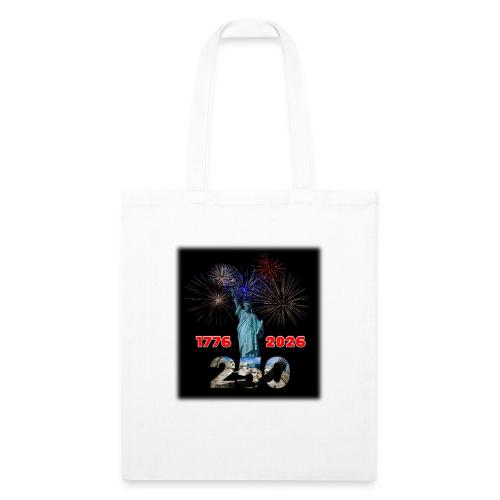 1776 - 2026 - 250 Years USA | Fireworks - Recycled Tote Bag