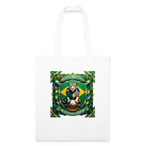 Brazil Jaguar Glory T-Shirt, Flag Pride Badge Gift - Recycled Tote Bag