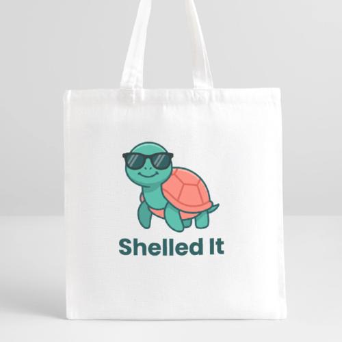 Funny Turtle Sunglasses Shelled It Cute Gift - Recycled Tote Bag