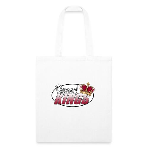 Passportkings white shirt design - Recycled Tote Bag