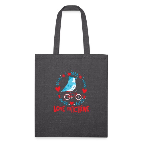 Cute Love Machine Bird - Recycled Tote Bag