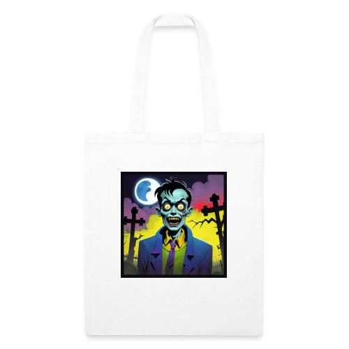 Graveyard Zombie - Recycled Tote Bag