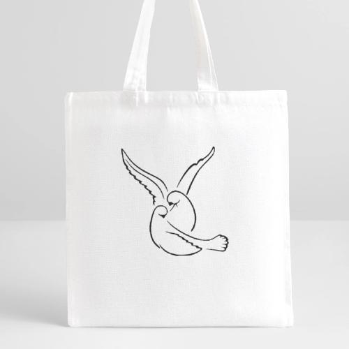 EMBRACED_TURTLEDOVES - Recycled Tote Bag