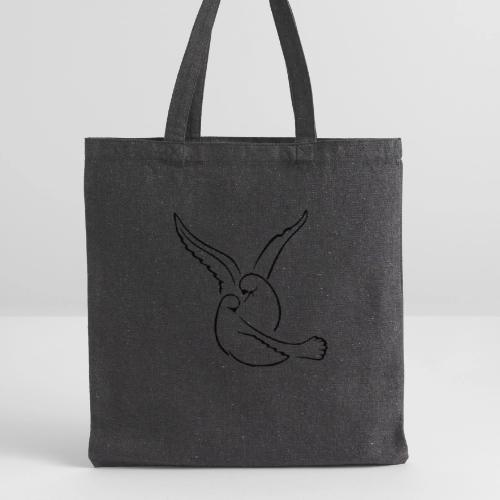 EMBRACED_TURTLEDOVES - Recycled Tote Bag