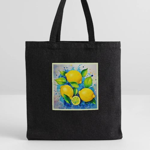 Lemons Splash of Color - Recycled Tote Bag