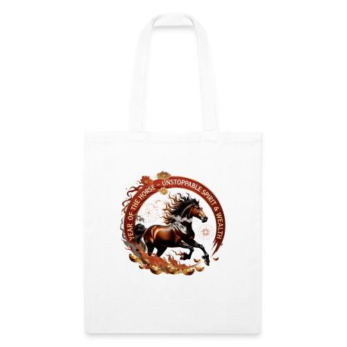Year of the Horse Fiery Spirit T Shirt, Lunar New - Recycled Tote Bag