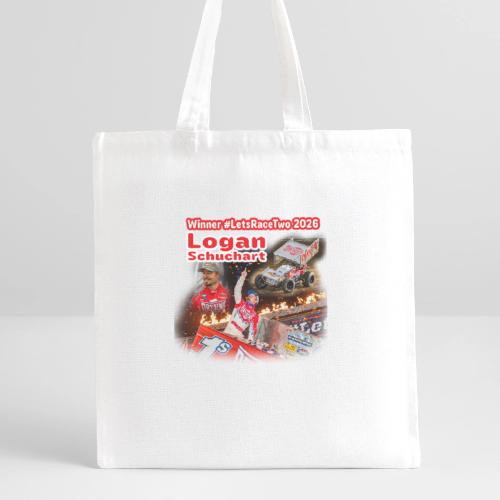 Logan Schuchart #LetsRaceTwo Winner - Recycled Tote Bag