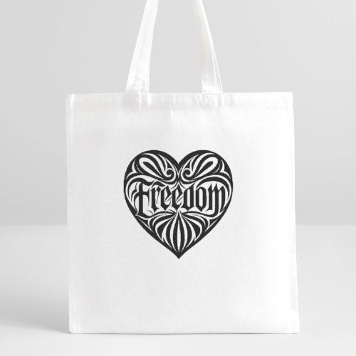 FREEDOM in Heart - Recycled Tote Bag