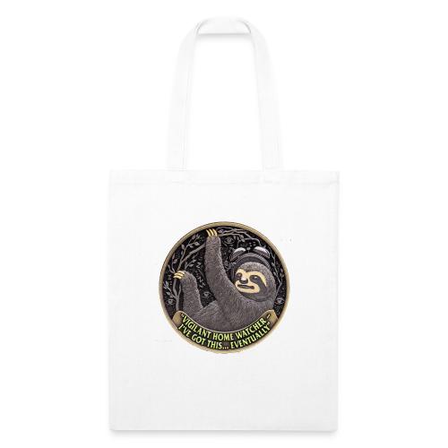 Sloth Home Watcher T Shirt - Recycled Tote Bag
