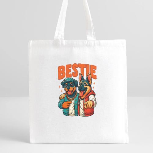 Hip Hop Dog Besties Shirt for Friends & Pet Lovers - Recycled Tote Bag