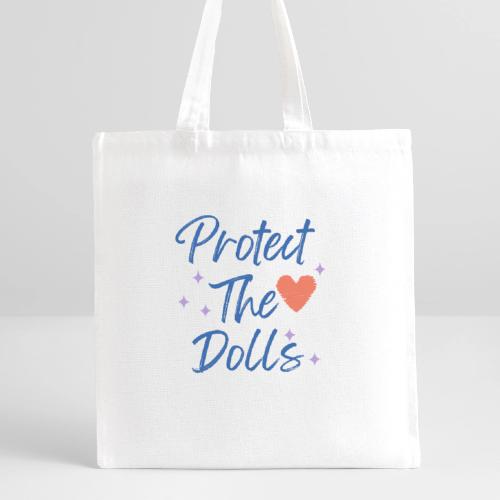 Protect The Dolls | Heart & Stars Typography - Recycled Tote Bag