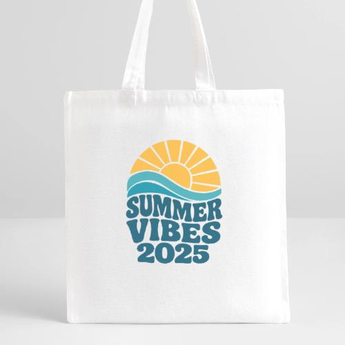 Summer Vibes 2025 Retro Sunset T-Shirt | Fun Beach - Recycled Tote Bag