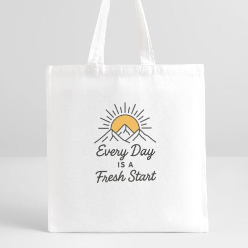 Inspirational Mountain Sunrise Motif - Recycled Tote Bag