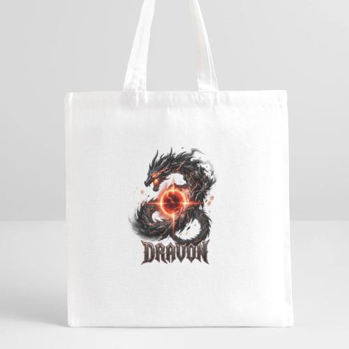 Dravon Fire Dragon Dark Fantasy Graphic T-Shirt - Recycled Tote Bag