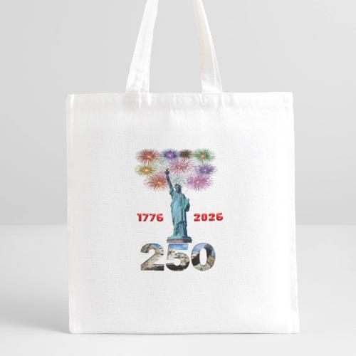 1776 - 2026 | 250 Years USA | Fireworks - Recycled Tote Bag