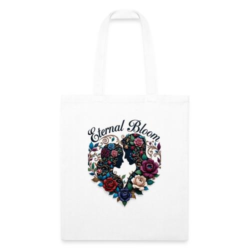 Eternal Bloom Embrace T-Shirt - Recycled Tote Bag