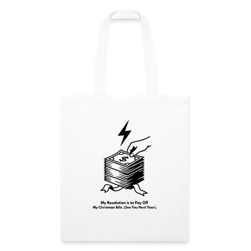 Christmas Bills T-Shirt - Recycled Tote Bag