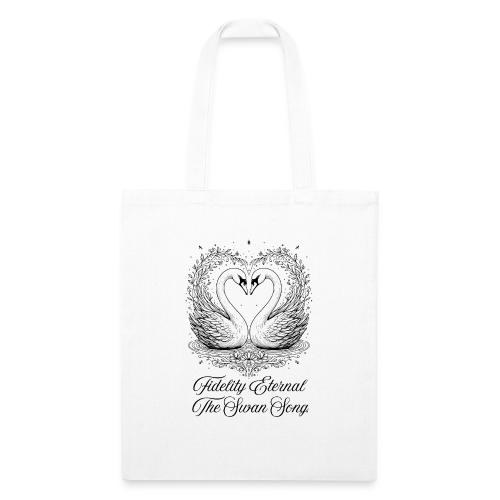 Poetic Swan T-Shirt - Recycled Tote Bag