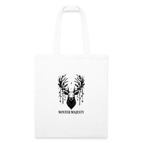 Majestic Reindeer T-Shirt, Poster, & Mug - Recycled Tote Bag