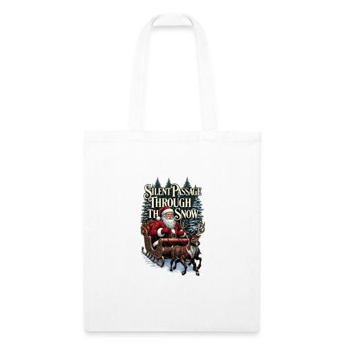 Nostalgic Santa T-Shirt - Recycled Tote Bag