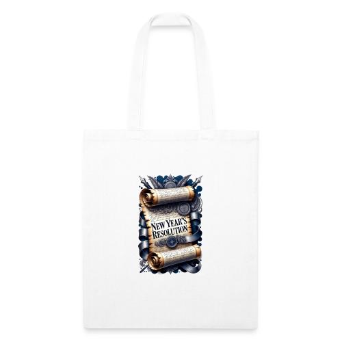 New Year's Resolution T-Shirt - Recycled Tote Bag