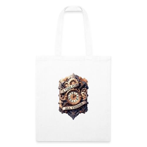 Ornate Clockwork T-Shirt - Recycled Tote Bag