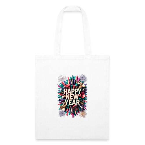 New Year's Party Horn T-Shirt - Recycled Tote Bag