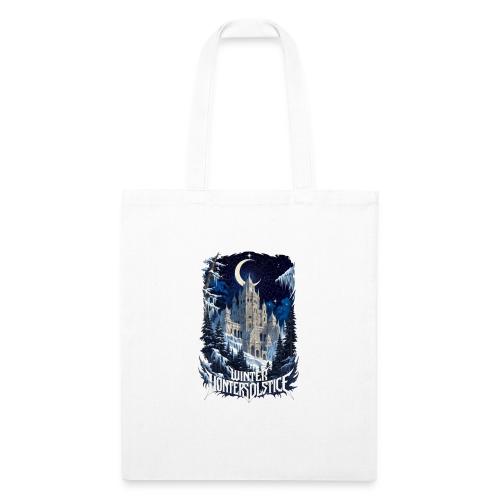 Celestial Winter Temple T-Shirt - Recycled Tote Bag