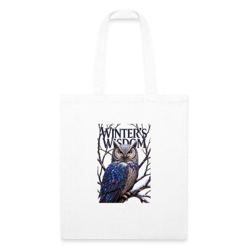 Crystalized Forest Owl T-Shirt - Recycled Tote Bag