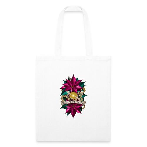 Queen of the Solstice Poinsettia T-Shirt - Recycled Tote Bag