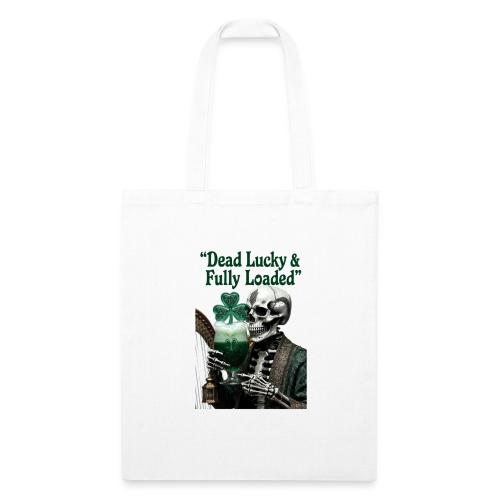 Lucky Skeleton Stout T-Shirt - Recycled Tote Bag