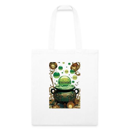 Emerald Excuses Cauldron Graphic Tee - Recycled Tote Bag