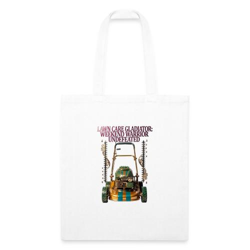 Lawn Care Gladiator T Shirt - Recycled Tote Bag