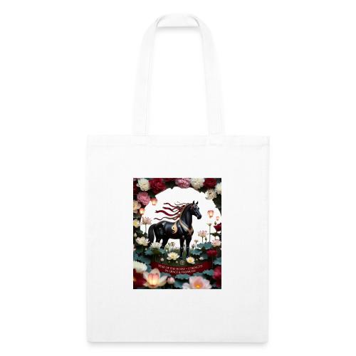 Year of the Horse Harmony T Shirt, Lunar New Year - Recycled Tote Bag
